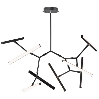 Et2 Robotica 38 1/4" Wide Black 8-light Led Pendant Light
