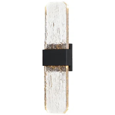 Et2 Rune 19" High Black Led Outdoor Wall Light