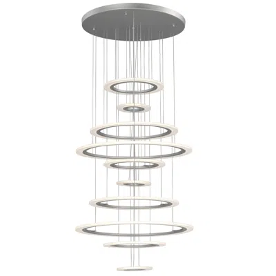 Et2 Saturn Ii 10-light Led Pendant In Gray