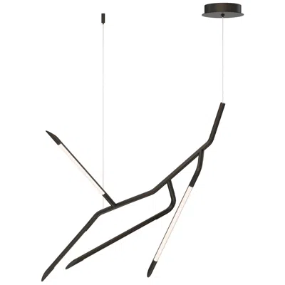 Et2 Scion 27" Black Led Pendant