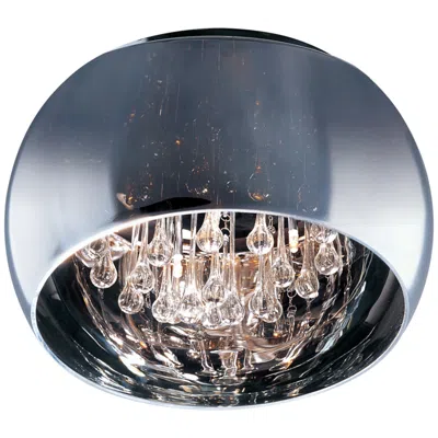 Et2 Sense 15 3/4" Wide Modern Polished Chrome Ceiling Light