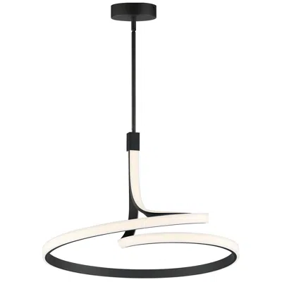 Et2 Serpentine Large Pendant Black