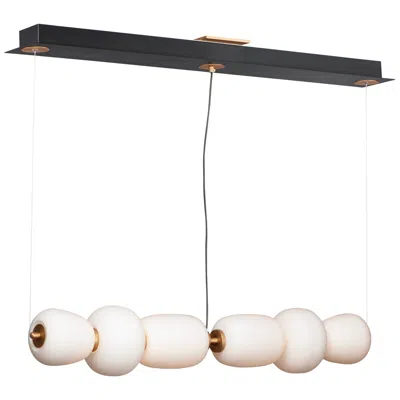 Et2 Soji 40" Led Linear Pendant In Black