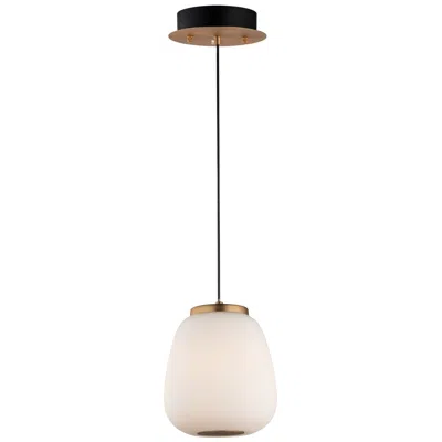Et2 Soji 8 3/4" High Satin White Glass Led Mini Pendant