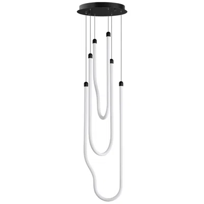 Et2 Soleil 13" Black 3-light Led Pendant