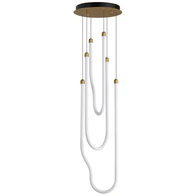 Et2 Soleil 13" Wide Natural Aged Brass 3-light Led Pendant
