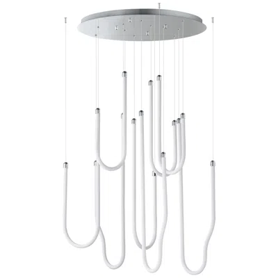 Et2 Soleil 35 1/2" Polished Chrome 8-light Led Pendant