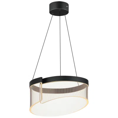 Et2 Sonata 14" Wide Black Led Pendant Light