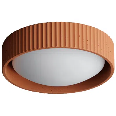 Et2 Souffle 10 1/2" Wide Terra Cotta Led Ceiling Light