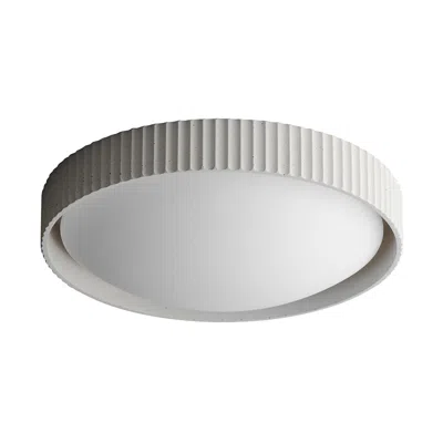 Et2 Souffle 18" Wide Chalk White Led Ceiling Light