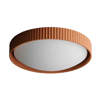 Et2 Souffle 18" Wide Terra Cotta Led Ceiling Light