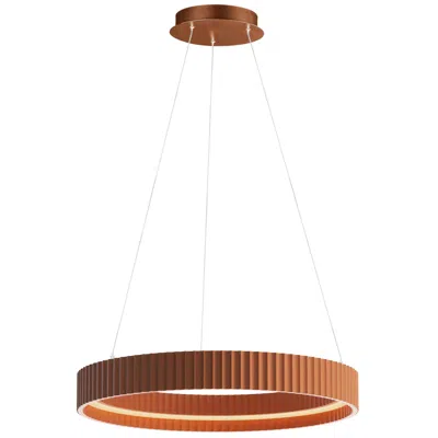 Et2 Souffle 25" Terra Cotta Led Ring Pendant