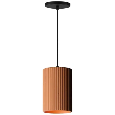 Et2 Souffle 5 3/4" Wide Terra Cotta Led Mini Pendant
