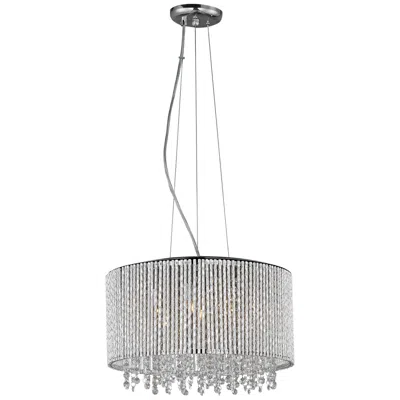 Et2 Spiral 16 3/4" Wide 7-light Chrome Pendant Light