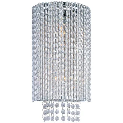 Et2 Spiral Polished Chrome 15" High Wall Sconce