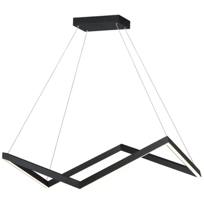 Et2 Stealth 34 3/4"w Black Led Kitchen Island Light Pendant