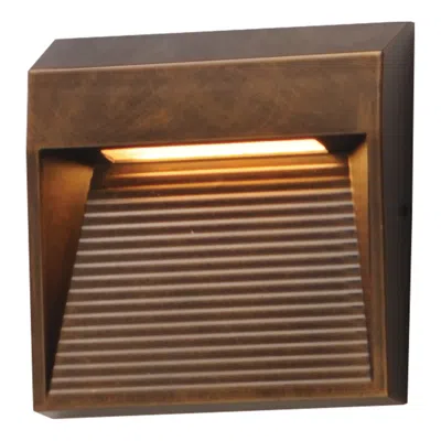 Et2 Steppes 4 3/4" High Antique Bronze Small Led Outdoor Wall Sconce