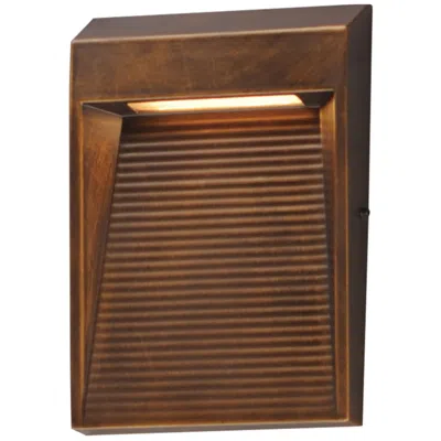 Et2 Steppes 6 3/4" High Antique Bronze Led Outdoor Wall Sconce
