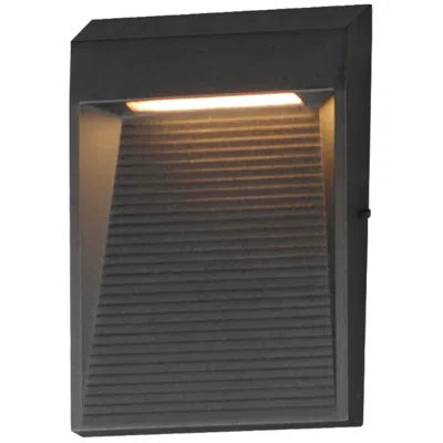 Et2 Steppes 6 3/4" High Black Led Outdoor Wall Sconce