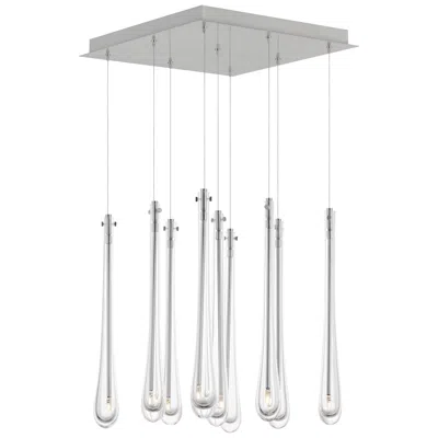 Et2 Stillo 9-light Led Pendant In Silver