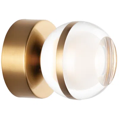 Et2 Swank 4 3/4" High Natural Aged Brass Led Wall Sconce