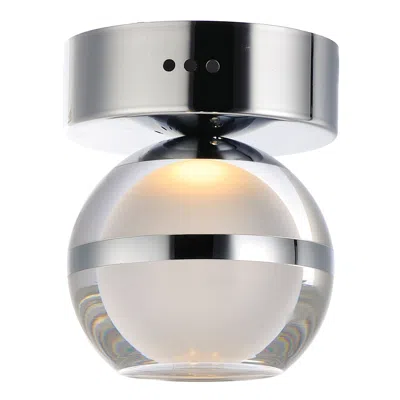 Et2 Swank 4 3/4" Wide Polished Chrome Led Ceiling Light