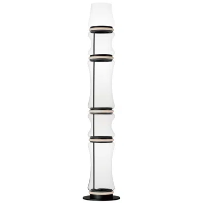 Et2 Syndicate 62" High 5-light Black And Clear Glass Led Floor Lamp