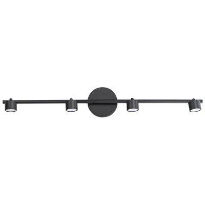 Et2 Taylor 4-light Black Aluminum Led Track Fixture