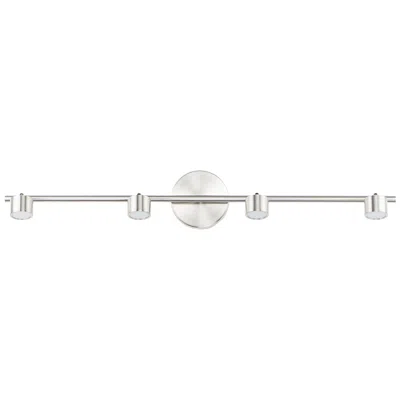 Et2 Taylor 4-light Satin Nickel Aluminum Led Track Fixture In White