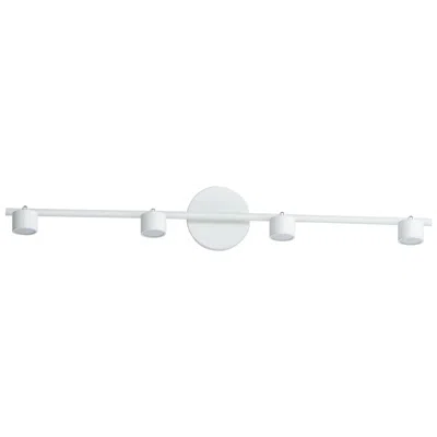 Et2 Taylor 4-light White Aluminum Led Track Fixture