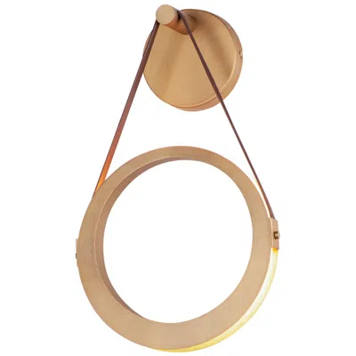 Et2 Tether 20 3/4" High Natural Aged Brass Led Wall Sconce