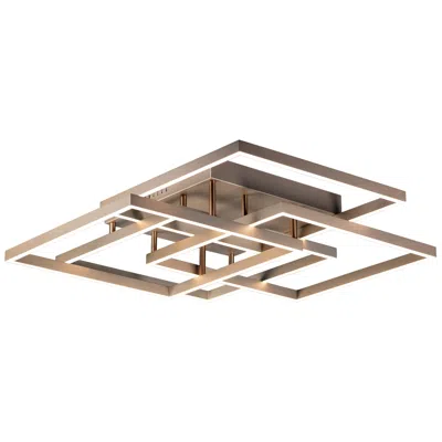 Et2 Traverse 31" Wide Champagne Geometric Modern Led Ceiling Light