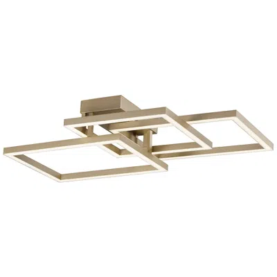 Et2 Traverse 35 1/2" Champagne Modern Geometric Led Ceiling Light