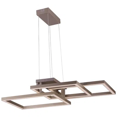 Et2 Traverse 35 1/2"w 3-light Champagne Led Pendant Light