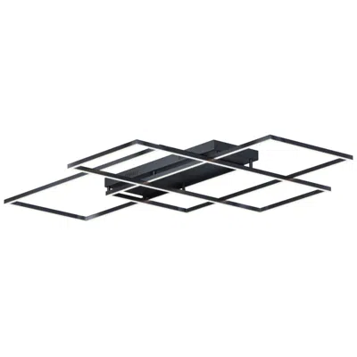 Et2 Traverse 67 3/4" Wide Black Led Ceiling Light