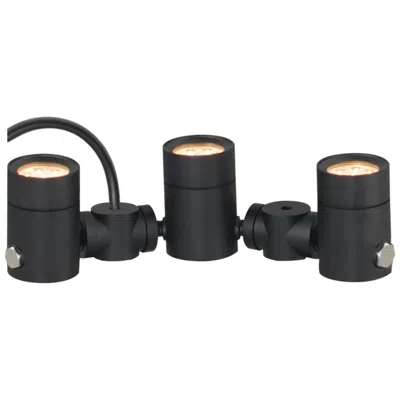 Et2 Tree Hugger 3" High Black 3-light Tree Spot Light
