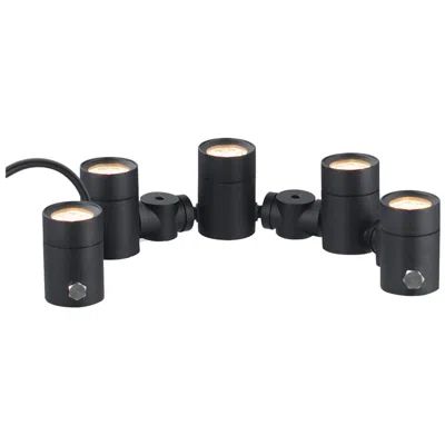 Et2 Tree Hugger 3" High Black 5-light Tree Spot Light