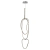 Et2 Unity-multi-light Pendant In Black Chrome