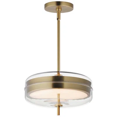 Et2 Voto 12" Natural Aged Brass 2-light Led Pendant