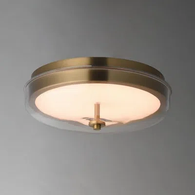 Et2 Voto-flush Mount In Natural Aged Brass