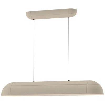 Et2 Wimbledon 41" Light Cream Led Linear Pendant