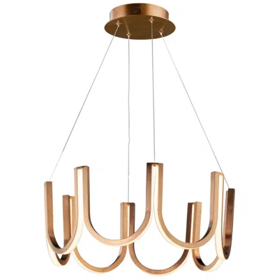 Et2 You 26 1/4" Wide Brushed Champagne Led Pendant Light