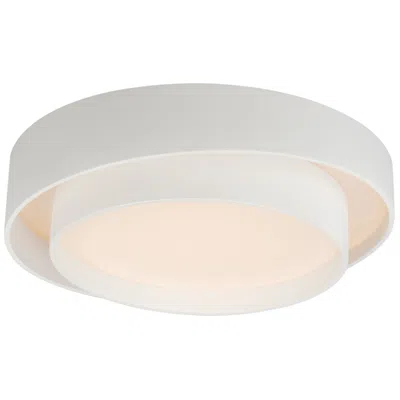 Et2 Ziggurat 19 3/4" Wide White 2-tier Led Ceiling Light