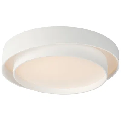 Et2 Ziggurat 24" Wide White 2-tier Led Ceiling Light
