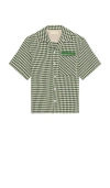 Etai La Boxy Plaid Short Sleeve Shirt