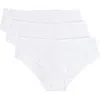 Etam 3-pack Shorty Briefs In White