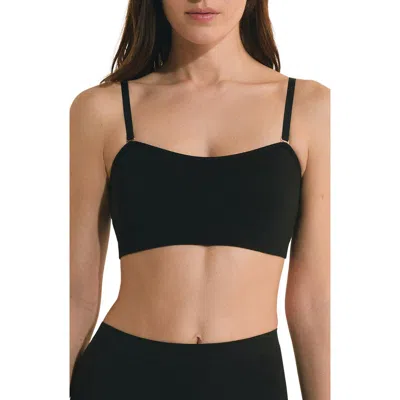 Etam Amande Convertible Bandeau Bra In Black