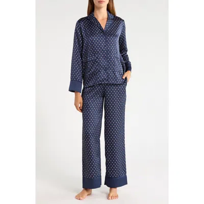 Etam Artlight Pajama Top In Blue