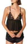 Etam Audacieuse Lace & Chiffon Babydoll Camisole
