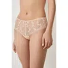 Etam Aura Lace Shorty Panties In Neutral